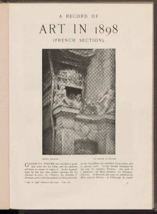 Part III., French section