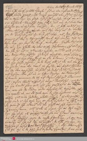 Dein letzter Brief, geliebte Schwester! hat mir eine außerordentlich große ... , 24.12.1827. - Benediktinerabtei St. Bonifaz in München und Andechs