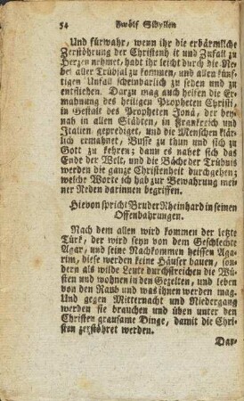 Hievon spricht Bruder Rheinhard in seinen Offenbahrungen.