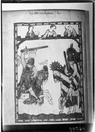 Heidelberg Manesse Handschrift Zeichnung