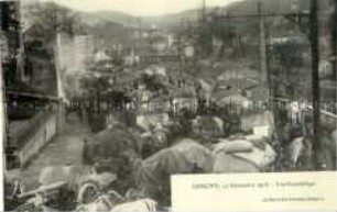 Ansicht des Truppenabzugs aus Longwy am 15.11.1918