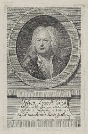 Bildnis des Sylvius Leopold Weiss