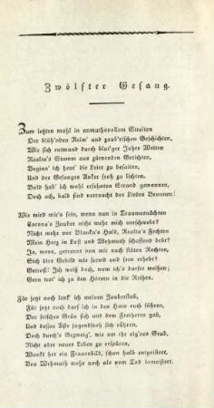Zwölfter Gesang