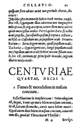 Centvriae Qvartae.