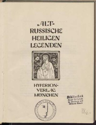 Altrussische Heiligenlegenden