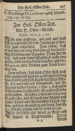 Zur Heil. Oster-Zeit