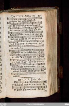 Der XCVIII. Psalm. 98.