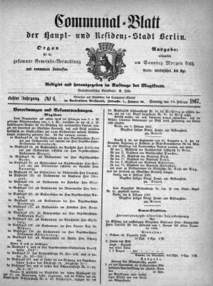 1867,6: No. 6, 10. Februar 1867