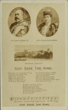 God Save The King.