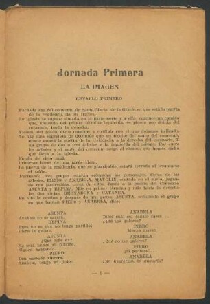 Jornada primera : La imagen