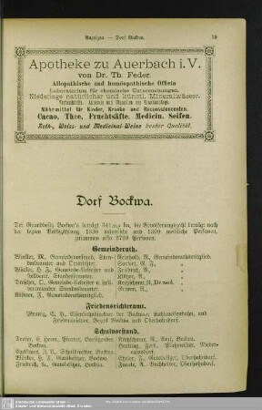 Dorf Bockwa