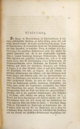 Gott und der Mensch, 1,1. Leib und Seele ; 1, physiologischer Theil