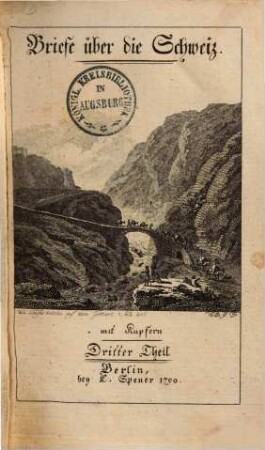 Briefe über die Schweiz, 3