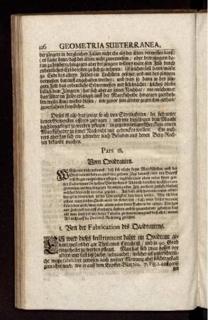 Pars 18. Vom Quadranten