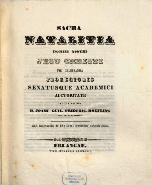 Sacra natalitia domini nostri Jesu Christi : pie celebranda prorectoris senatusque academici auctoritate