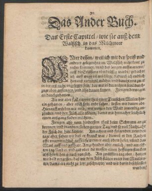 Das Erste - Fünffte Capittel