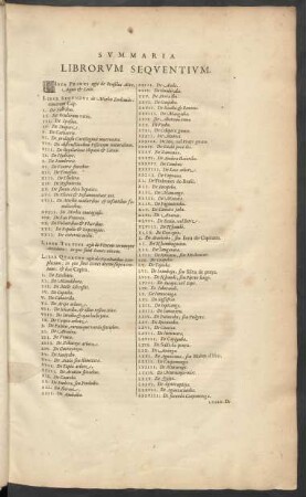 Summaria Librorum Sequentium