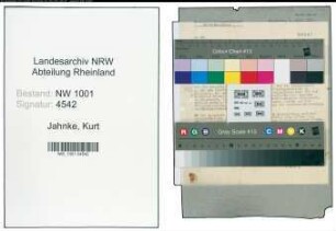 Entnazifizierung Kurt Jahnke, geb. 23.08.1898 (Kaufmaennischer Angestellter)