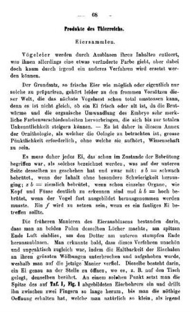 Produkte des Thierreichs.
