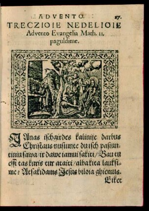 Treczioie Nedelioie Advento ...