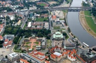 Dresden : Elbufer, Zwinger, Semperoper
