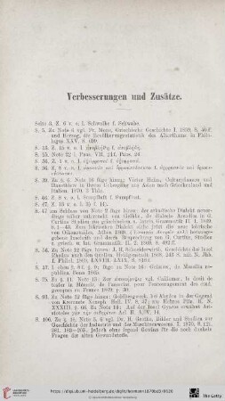Verbesserungen und Zusätze