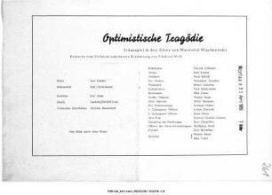 Optimistische Tragödie
