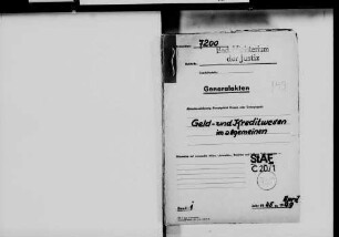 Geld- und Kreditwesen im Allgemeinen, Teil 1
