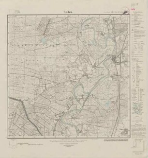 3109 (alte Nr.: 1586) Lathen, Meßtischblatt (4cm - Karte)