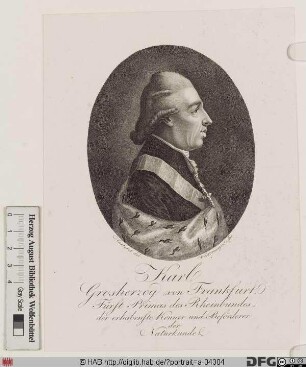 Bildnis Carl Theodor (Anton Maria) Frhr. von Dalberg
