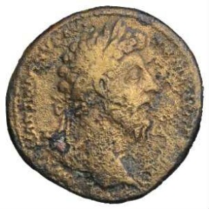 Fundmünze, Sesterz, 163 - 164 n. Chr.