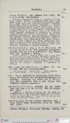 Voltsbücher (Nr. 1101 - 1105)