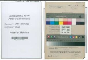 Entnazifizierung Heinrich Noesser , geb. 13.09.1893 (Kaufmann)