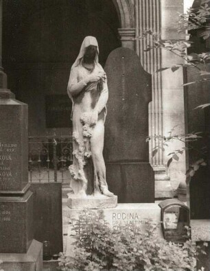 Grabmal für Vlastimil Sobota : Grabmal für Vlastimil Sobota. Stein (vor 1983). Vyšehrad, Friedhof Vyšehrad