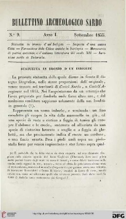 Statuetta in bronzo d'un indigete