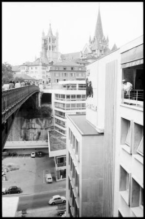Lausanne: Pont Bessières und Kathedrale