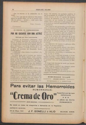 Es preciso no comprometerse - Por no casarse con una actríz : Bofetada que tiene consecuencias