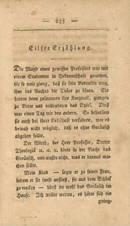 Eilfte Erzählung