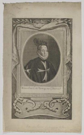 Bildnis des Wenceslaus ErtzHerzog zu Österreich