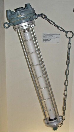 Druckluftleuchte mit Leuchtstofflampe