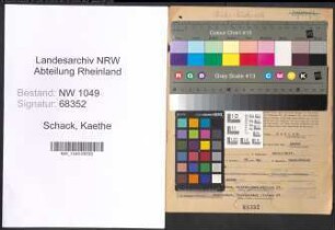 Entnazifizierung Kaethe Schack , geb. 25.01.1903 (Kaufmaennische Angestellte)