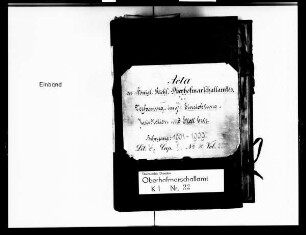 Etat des Oberhofmarschallamts