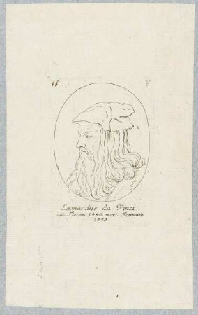 Bildnis des Leonardus da Vinci