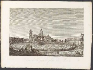 Illustration 3: Vue de la grande place de Mexico