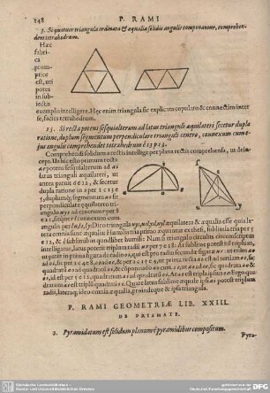 P. Rami Geometriae Lib. XXIII. De Prismate.