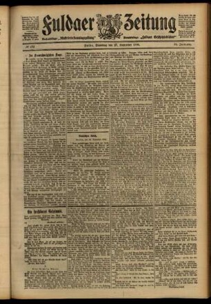 Ausgabe vom Dienstag, den 27. November 1906.