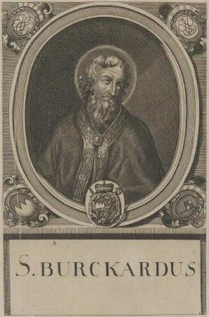 Bildnis des S. Burckardus von Würzburg