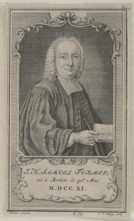 Bildnis des J. H. Samuel Formey