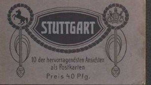 Stuttgart : 10 der hervorragendsten Ansichten als Postkarten