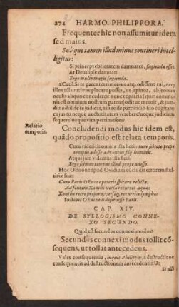 Cap. XIV. De Syllogismo Connexo Secundo.